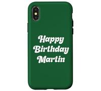 Feliz Cumpleaños Martin Carcasa para iPhone X/XS