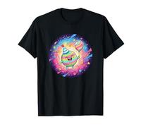 Feliz Cumpleaños Planeta Globo Galaxia Fiesta Camiseta