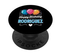 Feliz cumpleaños Rodriguez PopSockets PopGrip Adhesivo