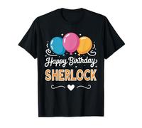 Feliz cumpleaños Sherlock Camiseta