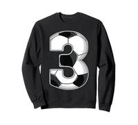 Feliz Cumpleaños Soccer Squad 3er Cumpleaños Jugador Sudadera