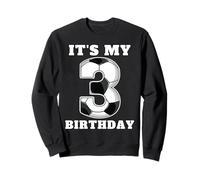 Feliz Cumpleaños Soccer Squad 3er Cumpleaños Jugador Sudadera