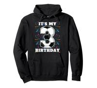 Feliz Cumpleaños Soccer Squad 3er Cumpleaños Jugador Sudadera con Capucha