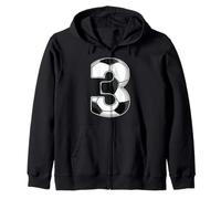 Feliz Cumpleaños Soccer Squad 3er Cumpleaños Jugador Sudadera con Capucha