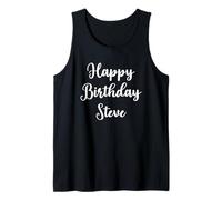 Feliz Cumpleaños Steve Camiseta sin Mangas