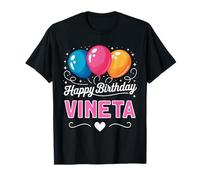 Feliz cumpleaños Vineta Camiseta