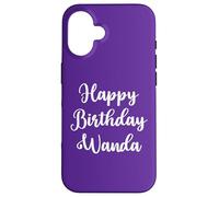 Feliz Cumpleaños Wanda Carcasa para iPhone 16
