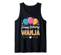 Feliz cumpleaños Wanja Camiseta sin Mangas