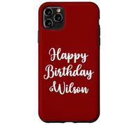 Feliz Cumpleaños Wilson Carcasa para iPhone 11 Pro MAX