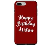 Feliz Cumpleaños Wilson Carcasa para iPhone 7 Plus/8 Plus