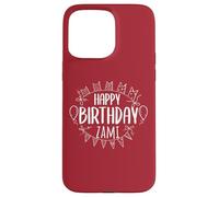 Feliz Cumpleaños Zami Carcasa para iPhone 15 Pro Max