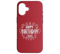 Feliz Cumpleaños Zami Carcasa para iPhone 16
