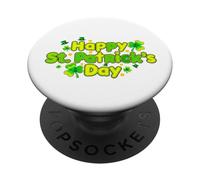 Feliz Desfile del Día de San Patricio PopSockets PopGrip Adhesivo