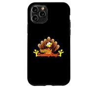 Feliz Día de Acción de Gracias Divertido Lindo Peregrino Pavo Hombres Mujeres Carcasa para iPhone 11 Pro