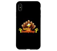 Feliz Día de Acción de Gracias Divertido Lindo Peregrino Pavo Hombres Mujeres Carcasa para iPhone XS MAX
