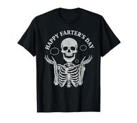 Feliz Día de Farter Esqueleto Divertido Papá Humor Camiseta
