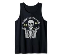 Feliz Día de Farter Esqueleto Divertido Papá Humor Camiseta sin Mangas