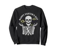 Feliz Día de Farter Esqueleto Divertido Papá Humor Sudadera