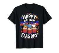 Feliz Día de la Bandera Haitiana Orgullo de Haití Revolución Haitiana 1804 Camiseta