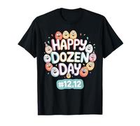 Feliz día de la docena de diciembre Vibes 12.12 Celebración Divertida del Huevo Camiseta