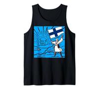 Feliz día de la Independencia de Finlandia 6 de diciembre, gráfico de Amanecer Camiseta sin Mangas