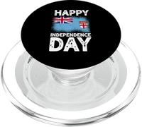 Feliz Día de la Independencia Isla Fiji Bandera Fiyiana PopSockets PopGrip para MagSafe