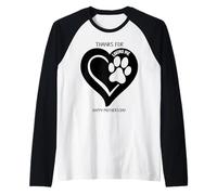 Feliz Día de la Madre A La Mejor Mamá Perro Gracias Por Amar Camiseta Manga Raglan