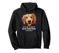 Feliz Día de la Madre a la Mejor Perro Golden Retriever Mamá Sudadera con Capucha