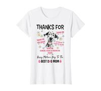 Feliz Día de la Madre a la Mejor Perro Mamá Dálmata Amante Camiseta