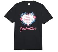 Feliz Día de la Madre, diseño Floral de corazón Madrina Comfort Colors Adult Heavyweight T-Shirt