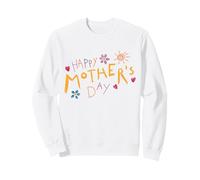Feliz Día de la Madre Lindo Dibujo Mejor Mamá Mamá Niño Sudadera