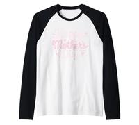 Feliz Día de la Madre para Mamá Lindos Corazones Rosados Ropa Camiseta Manga Raglan