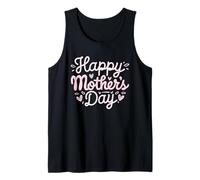 Feliz Día de la Madre para Mamá Lindos Corazones Rosados Ropa Camiseta sin Mangas