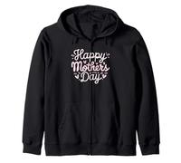 Feliz Día de la Madre para Mamá Lindos Corazones Rosados Ropa Sudadera con Capucha