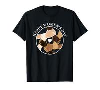 Feliz Día de la Mujer Apoyo Hermana Manos Unidad Círculo Camiseta