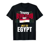 Feliz Día de la Revolución 23 de Julio Egipto Orgullo Egipcio Camiseta