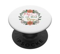 Feliz Día de Las Madres Danza Mamá Mi Corazón Está En Esa PopSockets PopGrip Adhesivo
