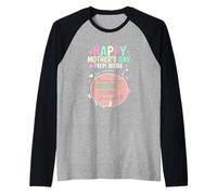 Feliz Día de Las Madres Desde Dentro Mamá Futura Loading Progress Camiseta Manga Raglan