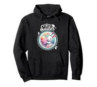 Feliz día de Pascua Bunny Egg Funny Mujeres Mujeres Pascua Sudadera con Capucha