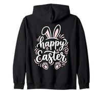 Feliz Día de Pascua Huevo Conejo Conejito Celebración Sudadera con Capucha