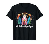 Feliz Día De Reyes Day Wise Three Kings tee Happy Epifanía Camiseta