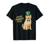 Feliz Día de San Patricio - Golden Doodle Día de San Patricio Camiseta