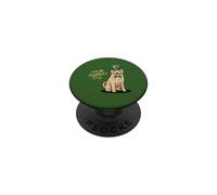 Feliz Día de San Patricio - Golden Doodle Día de San Patricio PopSockets PopGrip Adhesivo