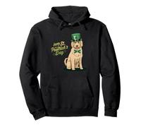 Feliz Día de San Patricio - Golden Doodle Día de San Patricio Sudadera con Capucha
