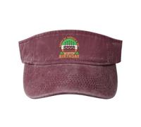 Feliz Día De San Patricio Y Sí, Es Mi Cumpleaños. Día De San Patricio Visera Sombrero Viseras Ajustable Superior Vacía Visera Deportiva para Deportes Mujer Exteriores