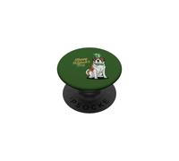 Feliz Día de San Pawtrick Día de San Bernardo Día de San Patricio PopSockets PopGrip Adhesivo