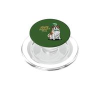 Feliz Día de San Pawtrick Día de San Bernardo Día de San Patricio PopSockets PopGrip para MagSafe