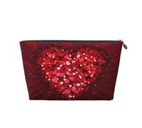 Feliz día de San Valentín, Bolsa de artículos de tocador Bolsa de Maquillaje Bolsa de cosméticos Bolsa de artículos de tocador de Viaje portátil