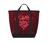Feliz día de San Valentín,Bolsas de almuerzo de gran capacidad, bolsa de mano térmica para mujeres, hombres, trabajo, picnic, viajes.