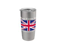 Feliz día de traición campesinos coloniales ingratos, 4 de julio Vaso térmico de acero inoxidable de doble pared